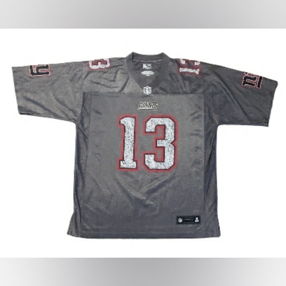 NFL PRO LINE Odell Beckham Jr Gray NY Giants Fashion Static Jersey #13 Size L